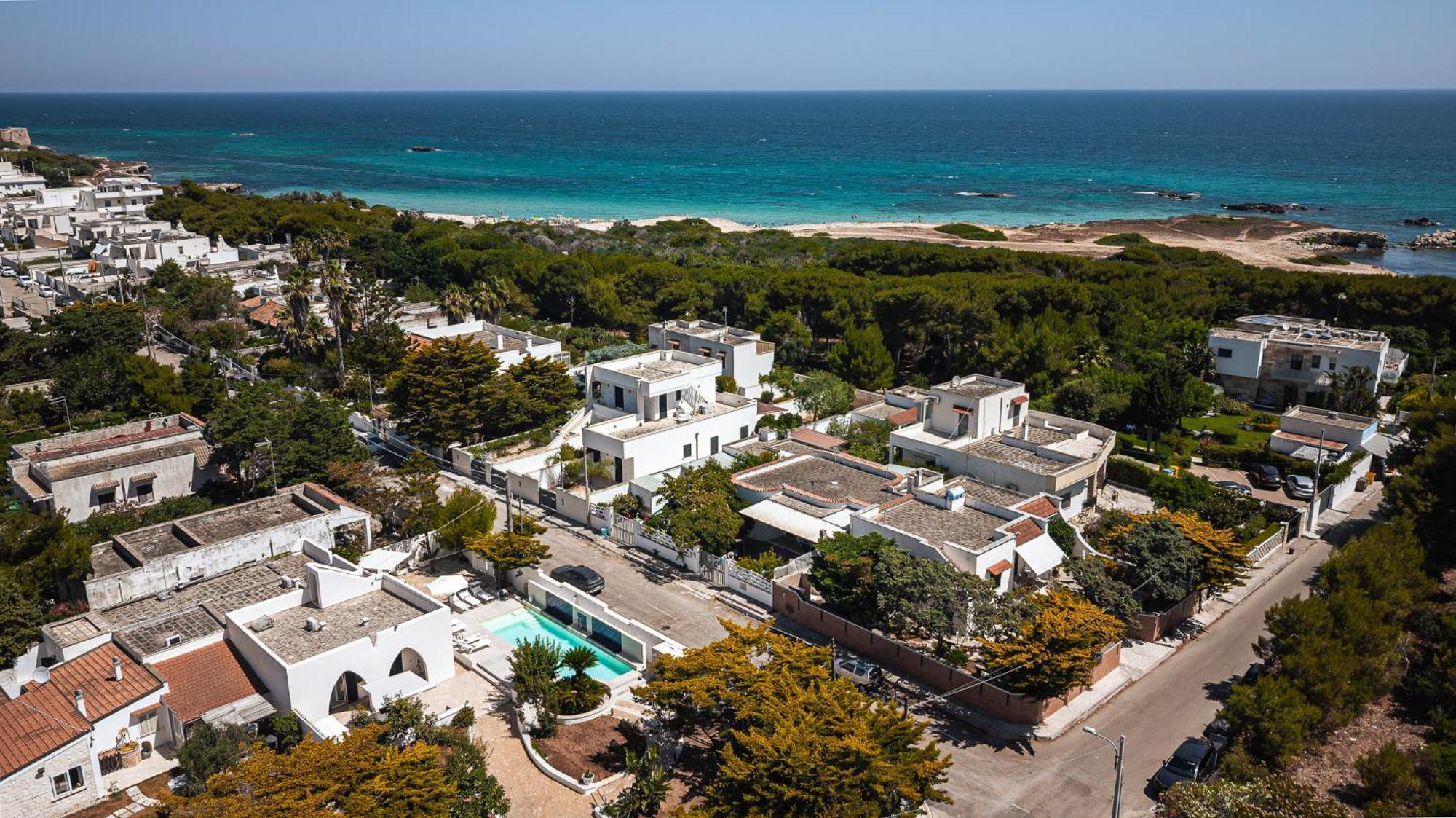 Helloapulia Villa Pool And Beach - 150Mt From The Sea Сан Фоча Екстериор снимка